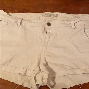 Torrid White Jean Shorts